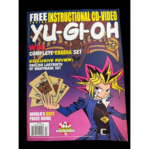 Yu-Gi-Oh! Ghostmasters Unofficial Guide Collector's Edition #7 2003 Trading Card - Picture 1 of 4